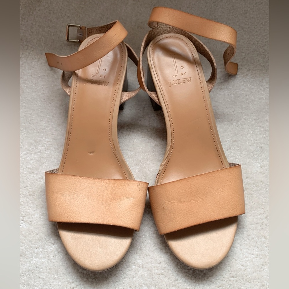 JCREW Ankle Strap Heels